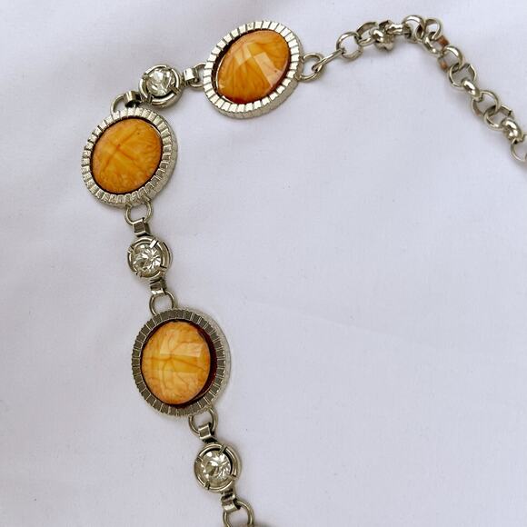 silver and orange waist belt - Picture 4 of 7